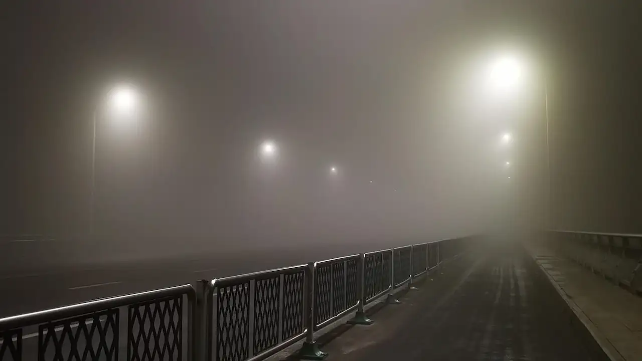 foggy night